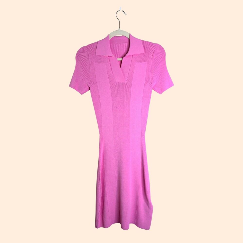 Jacquemus Ribbed Knit Mini Dress